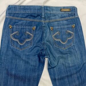 New Rerock Iconic Stitched Rare Hardware Pocket Jeans Size 26